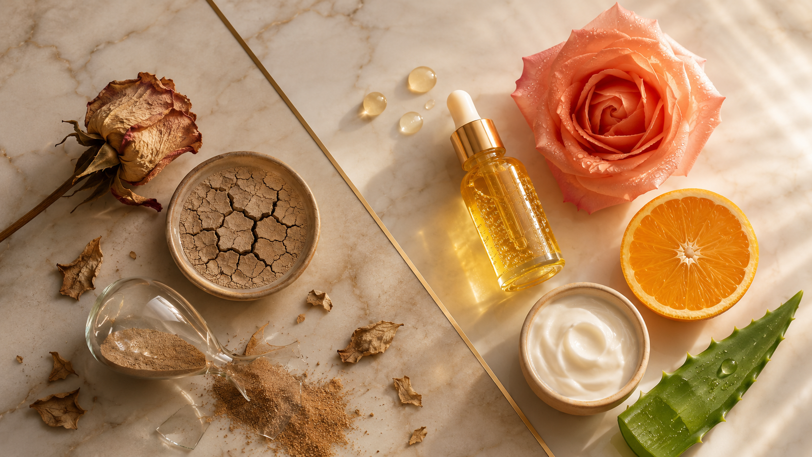 Dəri yaşlanması əlamətləri — qırışlar, quruluq, kollagen itkisi və anti-aging baxım